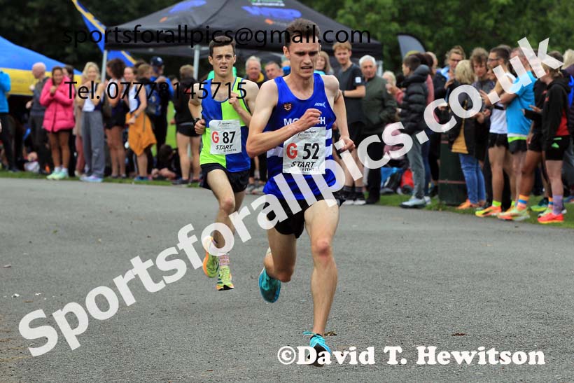Senior mens Northern 6 Stage Relay, 2023 Northern 6 and 4 Stage Relays and Youngsters, Birkenhead Park, Wirral.  Photo: David T. Hewitson/Sports for All Pics